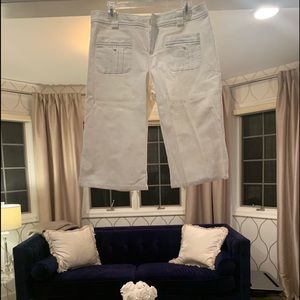 Cream Bermuda Shorts